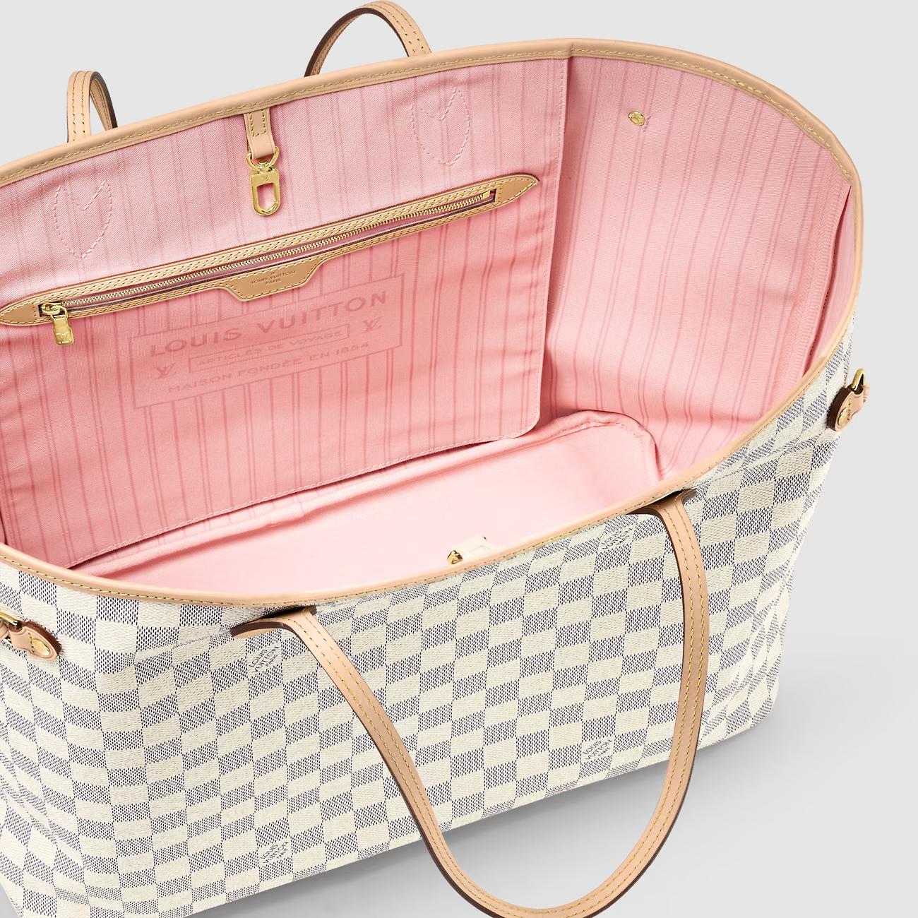 Túi Louis Vuitton Neverfull GM Nữ Damier Zur Rose